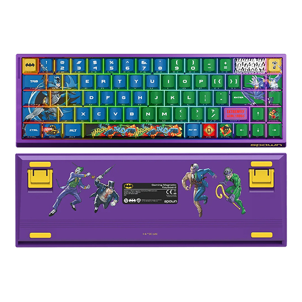 Tastatura Spawn Batman Magnetic Keyboard Žična/RGB 01 WB Tastatura Spawn Batman Magnetic Keyboard Žična/RGB 01 WB