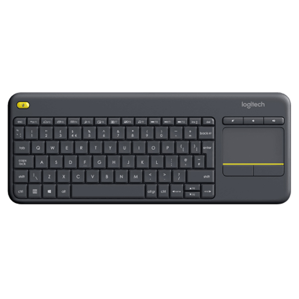 Tastatura Logitech K400 Plus Wireless Touch Black YU (920-008385)
