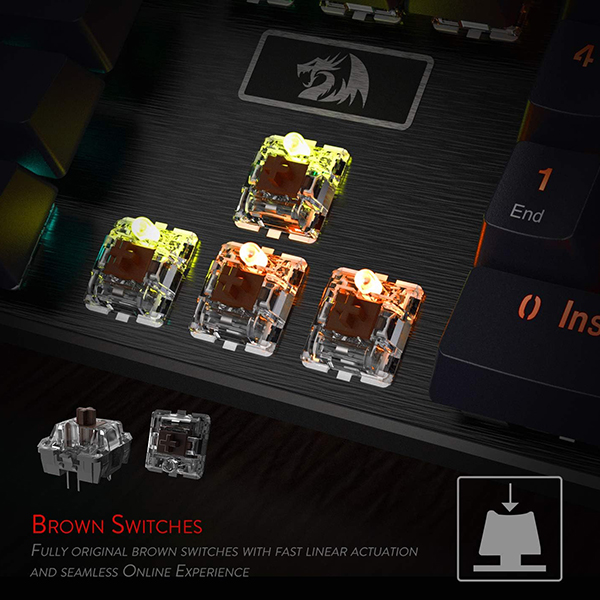 Tastatura Redragon Devarajas K556 Mehanička RGB Gaming