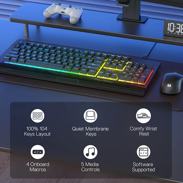 Tastatura Redragon Shiva Lite K525 RGB Gaming