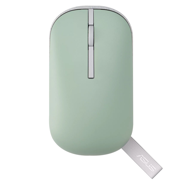 Miš Asus MD100 Marshmallow / Green 2.4Ghz + Bluetooth 5.0 (90XB07A0BMU0A0)