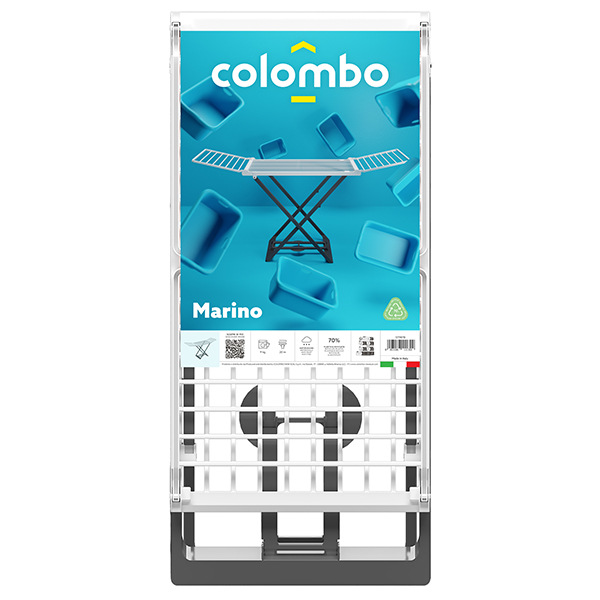 Stalak za sušenje veša Colombo Marino 20m White/Grey
