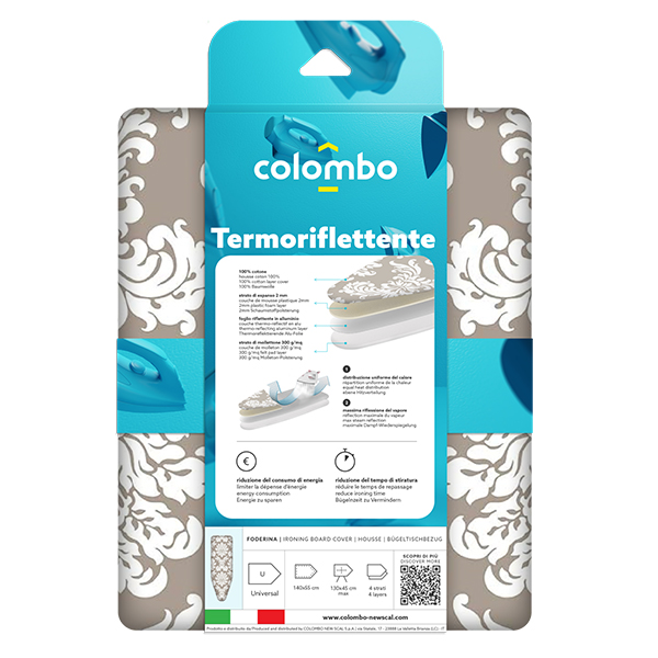 Navlaka za dasku za peglanje Colombo Termoriflettenti 140 x 55 termoreflektujuća