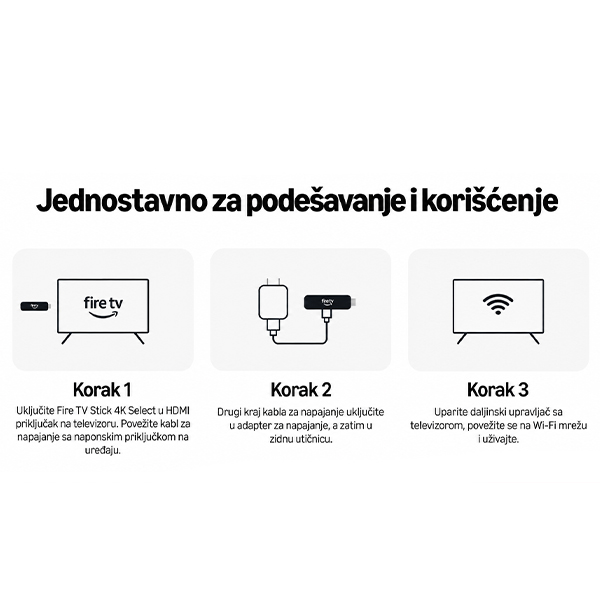 Multimedijalni streaming uređaj za televizor Amazon Fire TV Stick 4K Multimedijalni streaming uređaj za televizor Amazon Fire TV Stick 4K