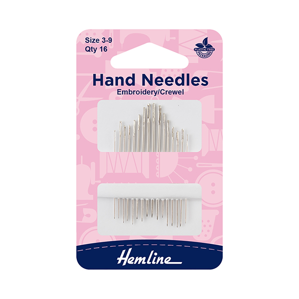 Igle za vezenje Hemline #3-9, 16 kom (200.39)
