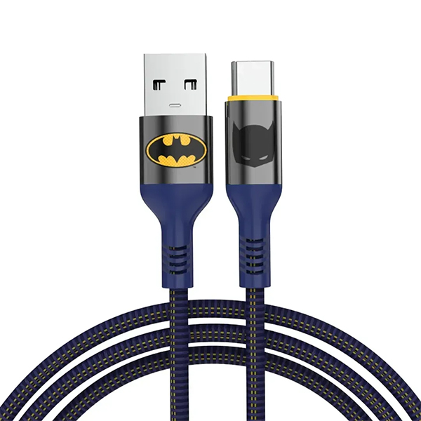 Kabl za punjenje Moye Batman USB-A na USB-C 1m 01 WB (29879)