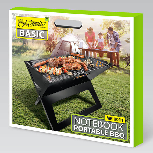 Roštilj Maestro MR-1011 Basic Notebook Portable BBQ 45x30x35cm sklopivi