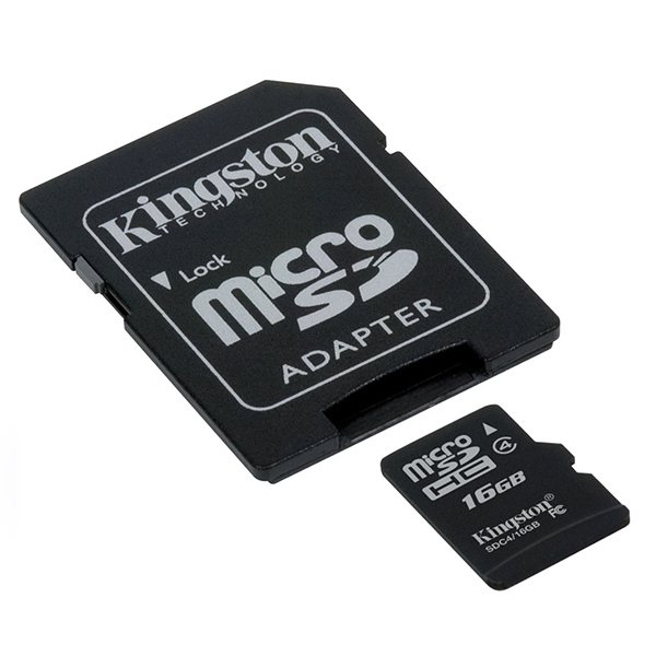 Micro SD Kingston 16GB klasa 4+adapter