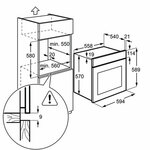 Ugradna rerna Electrolux EEC2400EOX pirolitička