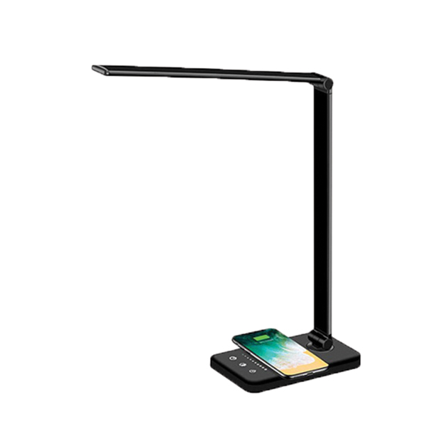 Lampa LED sa Wireless punjačem telefona QM019 black