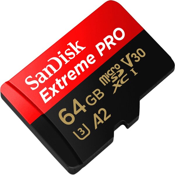 SanDisk Extreme Pro SDXC Card 64GB - V30 UHS-I U3