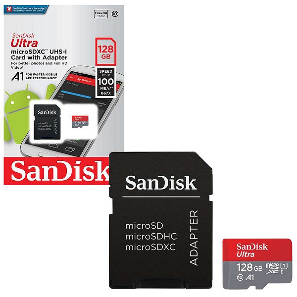 Micro SD SanDisc 128GB SDSQUAR-128G-GN 100MB/S