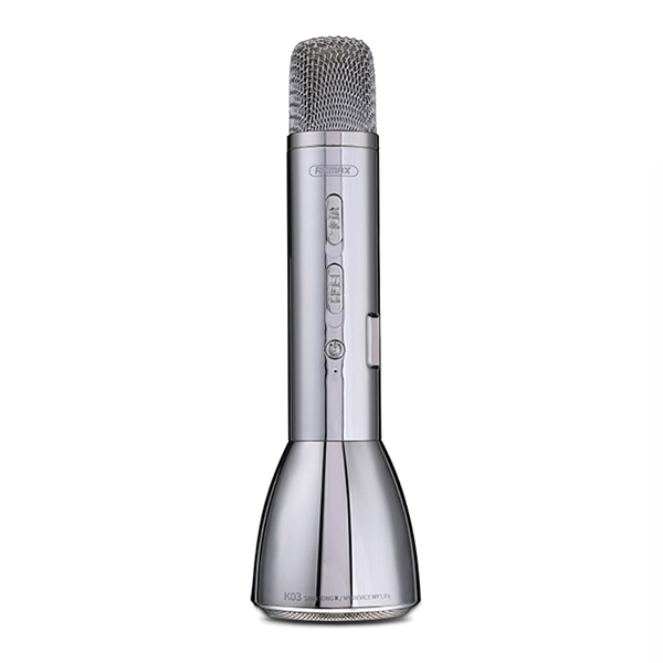 Mikrofon Remax K03 Bluetooth Sivi