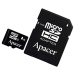 Micro SD Apacer 32GB klasa 4 AP32GMCSH4-RA