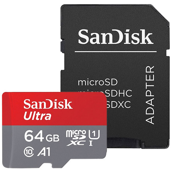 Micro SD SanDisk Ultra 64GB 100MB/s SDSQUAR-064G-GN