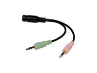 Audio adapter 3,5mm stereo na 2x3,5mm LogiLink
