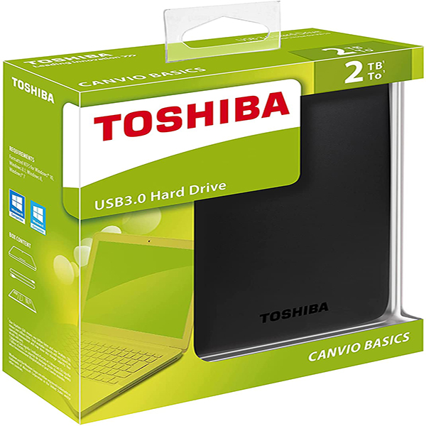 Externi HDD Toshiba 2TB HDTB320EK3CA Canvio Black