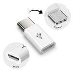 Adapter USB 3.1 tip C(M) na micro USB(F) bijeli