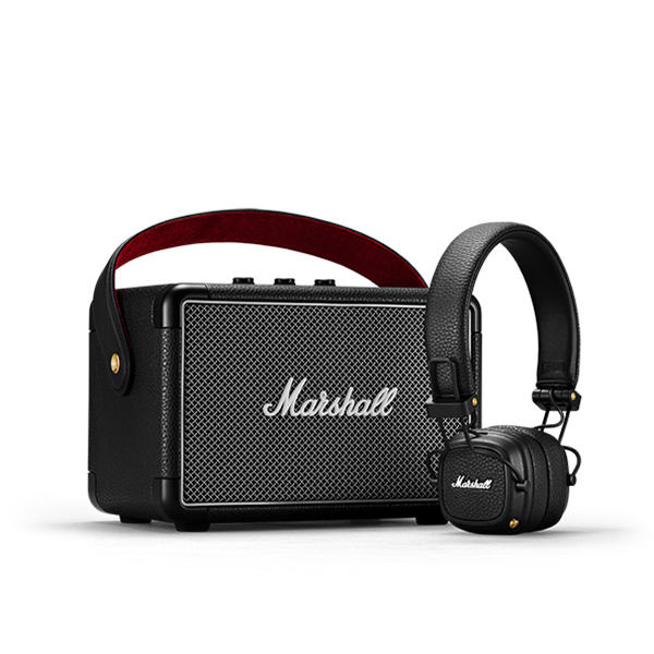 Zvučnik+sluš Marshall Kilburn II + Major III BT Portable Bluetooth (Black)