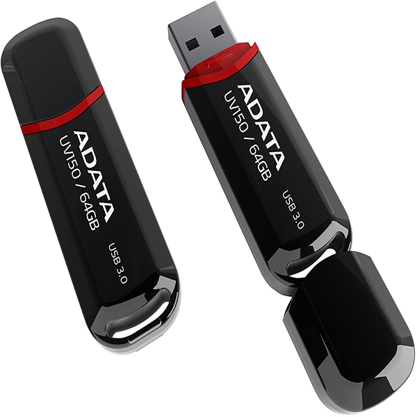 USB Adata 64GB 3.1 AUV150-64GB-RBK black USB Adata 64GB 3.1 AUV150-64GB-RBK black