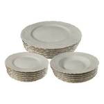 Set tanjira 3603/18 poljski porcelan zlatni rub Set tanjira 3603/18 poljski porcelan zlatni rub