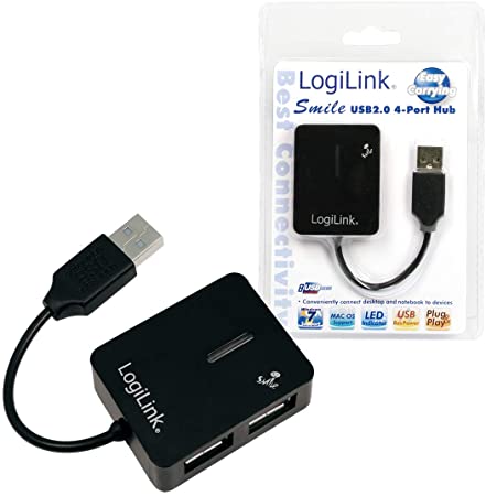 USB HUB LogiLink 0,1m