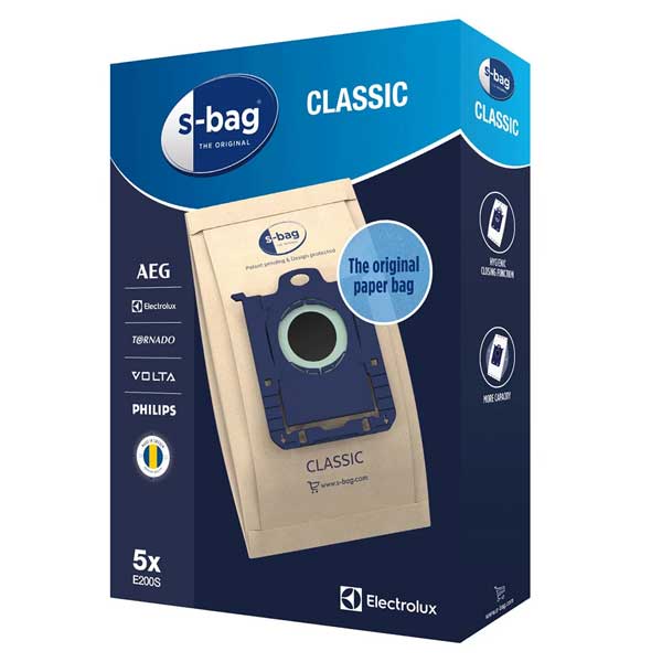 Vrećice za usisivač Electrolux S-bag Classic E200S Vrećice za usisivač Electrolux S-bag Classic E200S