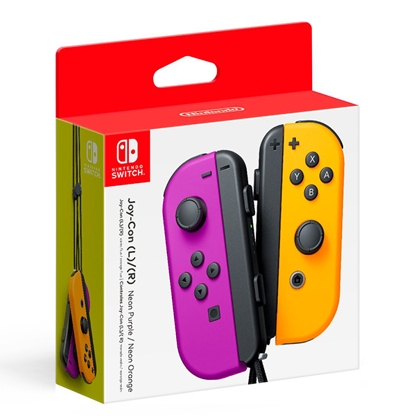Džojstik Nintendo SWITCH Joy-Con par (Neon Purple and Neon Orange)
