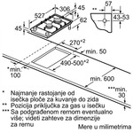 Ugradna ploča BOSCH PRB3A6D70 domino/plinska/ Ugradna ploča BOSCH PRB3A6D70 domino/plinska/