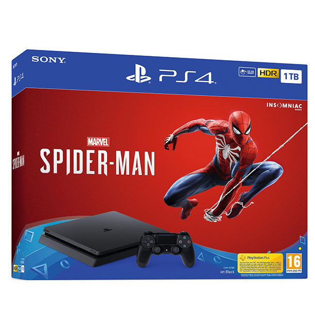 Play Station Sony PS4 1TB Bundle Spiderman