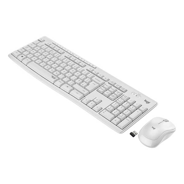 Tastatura+Miš Logitech MK295 Silent Wireless White