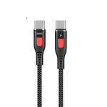 Kabl Remax RC-010 USB Type C 3A fast charging 1m crni