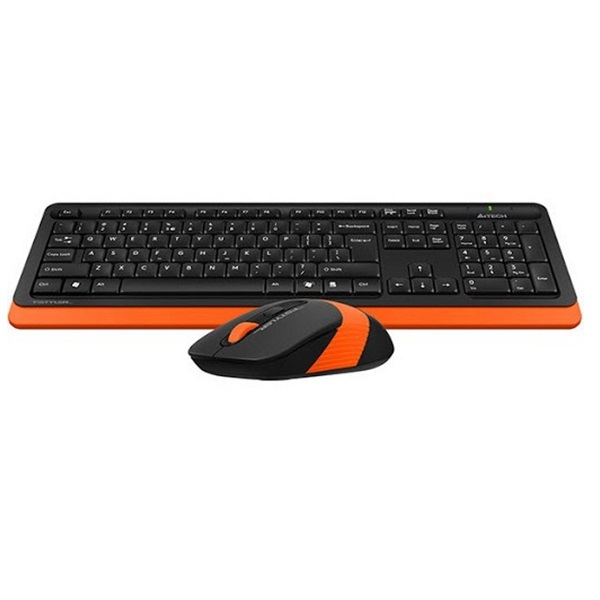 Tastatura+miš A4tech FG1010 FStyler Wireless Combo USB US crno narandžasti set