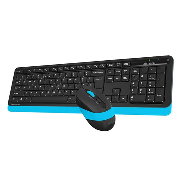 Tastatura+miš A4tech FG1010 FStyler Wireless Combo USB US crno plavi set