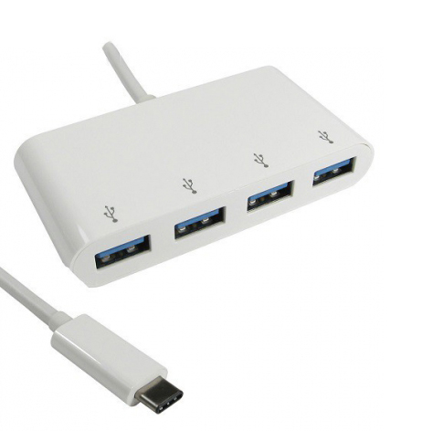 USB HUB E-Green 3.1 tip C 4 porta bijeli