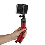 Stativ za telefon i GoPro Hama Flex 26cm crveni