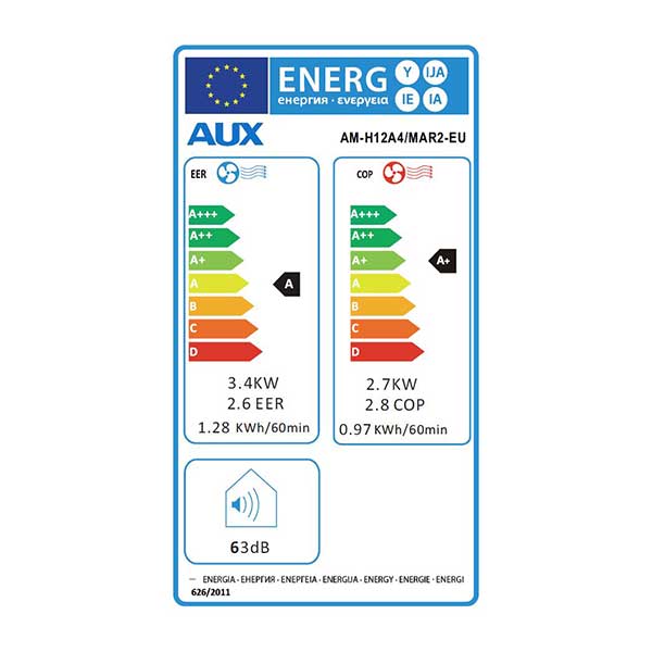 Mobilna klima 12 AUX AM-H12A4/MAR2-EU hlađenje/grijanje