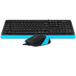 Tastatura+Miš A4Tech F1010 plavi USB