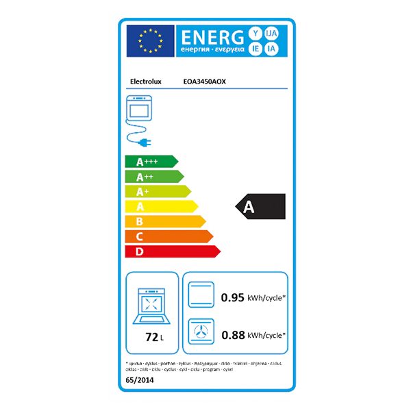 Ugradna rerna Electrolux EOA3450AOX Ugradna rerna Electrolux EOA3450AOX