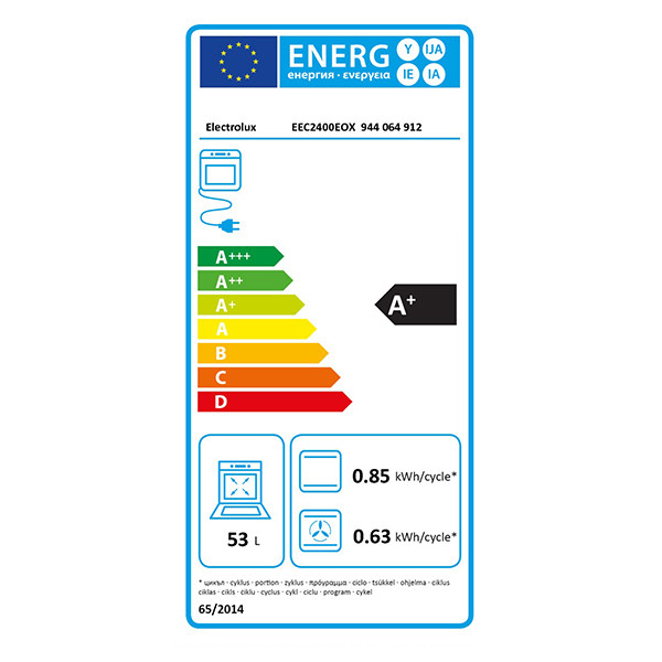 Ugradna rerna Electrolux EEC2400EOX pirolitička