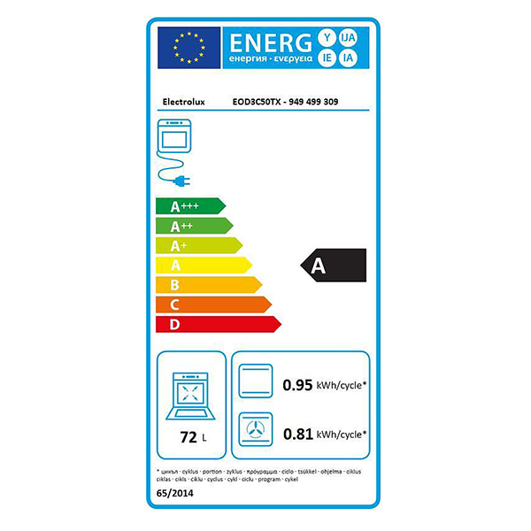 Ugradna rerna Electrolux EOD3C50TX Ugradna rerna Electrolux EOD3C50TX