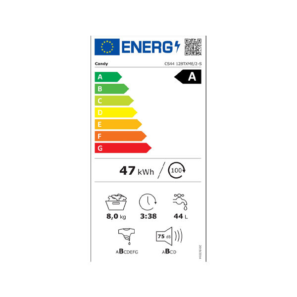 Veš mašina Candy CS 128TXME/1-S inverter motor 8kg/1200rpm