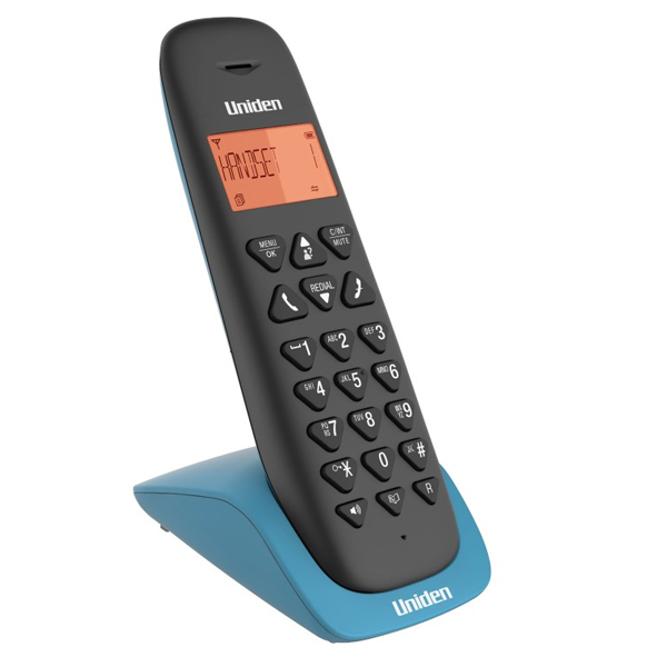 Bežični telefon Uniden AT3102 plavi