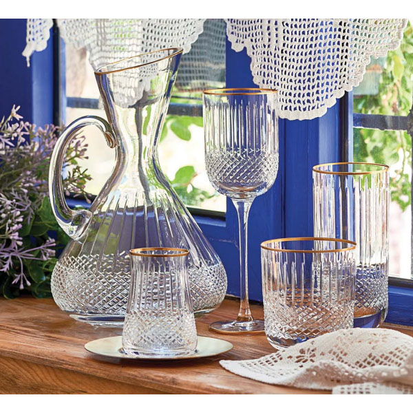 Set čaša Glore Drinkware set 61 komad Elegant Platin 51031