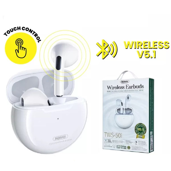 Slušalice Remax TWS-50i wireless bijele