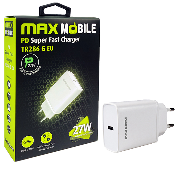 Adapter kućni Maxmobile TR-286 27W PD SUPER FAST CHARGE TYPE C