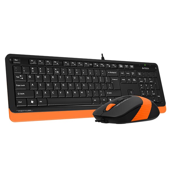 Tastatura+Miš A4Tech F1010 FSTYLER USB US narandžasta