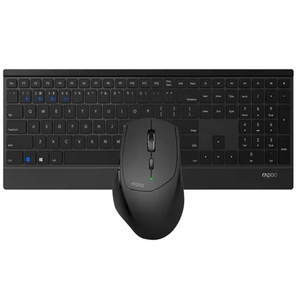 Tastatura + miš Rapoo 9500M crni bežični set Tastatura + miš Rapoo 9500M crni bežični set