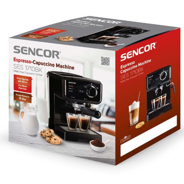 Aparat za espresso Sencor SES 1710BK