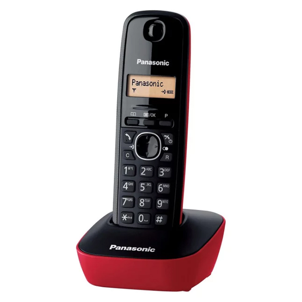 Bežični telefon Panasonic KX-TG1611FXR crveni
